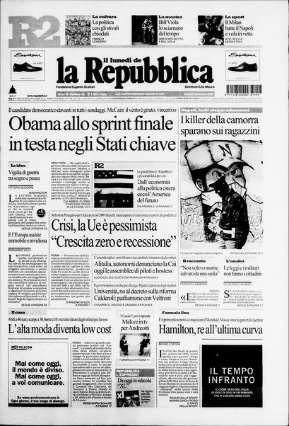 Il lunedì de La repubblica